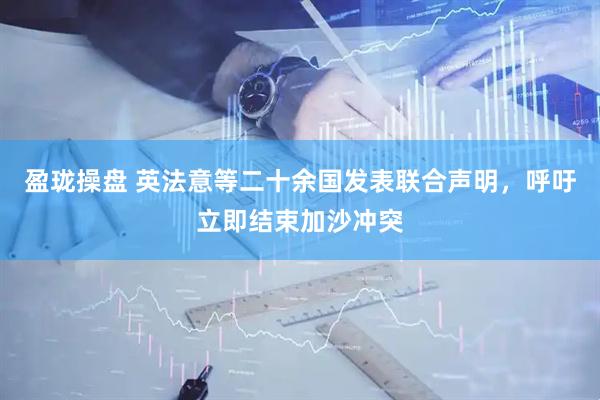 盈珑操盘 英法意等二十余国发表联合声明，呼吁立即结束加沙冲突