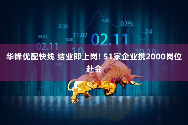 华锋优配快线 结业即上岗! 51家企业携2000岗位赴会